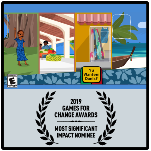 Rispek Danis game with 2019 Games for Change Awards - Most Significant Impact Nominee