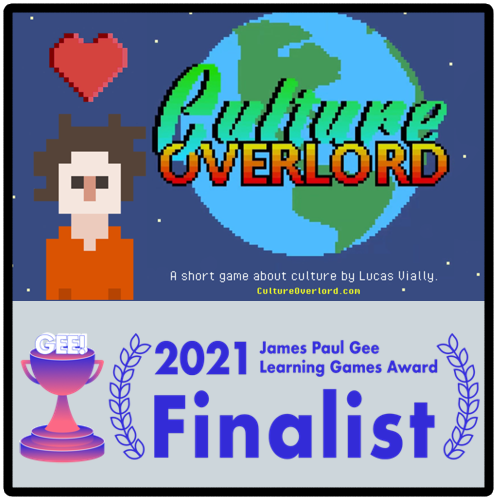 Culture Overlord game with 2021 James Paul Gee Learning Games Award Finalist